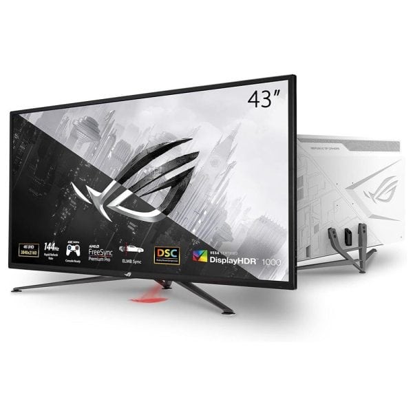 Asus Rog Strix 43 Xg43uq 144hz 1ms Hdmi Dp Usb 3 0 Hdr Va Uhd Freesync Premium Pro Gaming Monitor 1