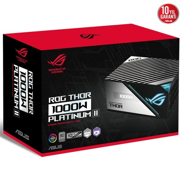 Asus Thor 1000p2 Gaming 80 Platinum Full Moduler 135mm Fanli Atx Psu Y10