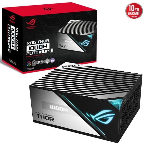 Asus Thor 1000p2 Gaming 80 Platinum Full Moduler 135mm Fanli Atx Psu Y9