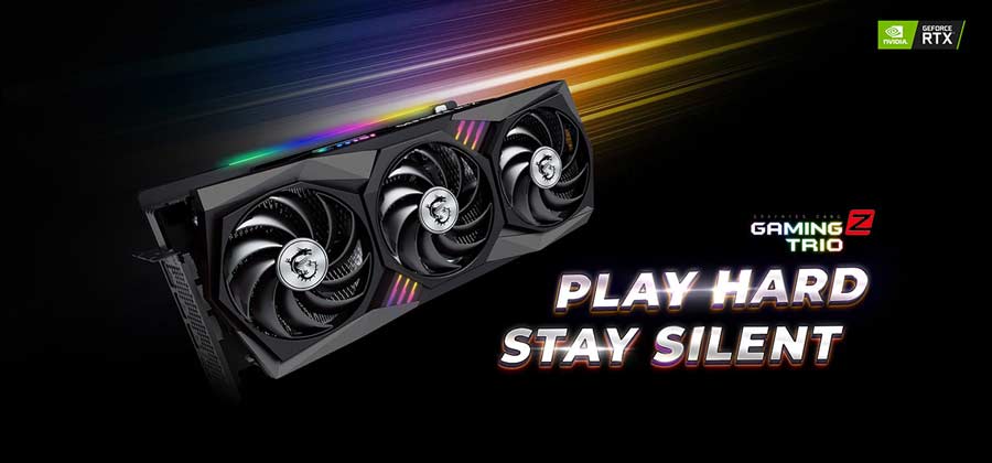MSI GeForce RTX 3080 GAMING Z TRIO LHR 10GB GDDR6X 320Bit Ekran Kartı