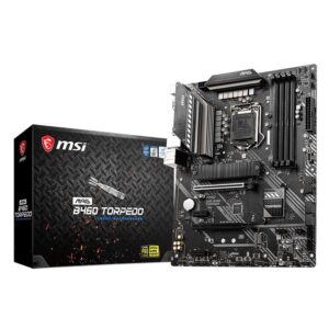 Msi Mag B460 Torpedo 2933mhzoc Ddr4 Soket 1200 M 2 Hdmi Dp Atx Anakart
