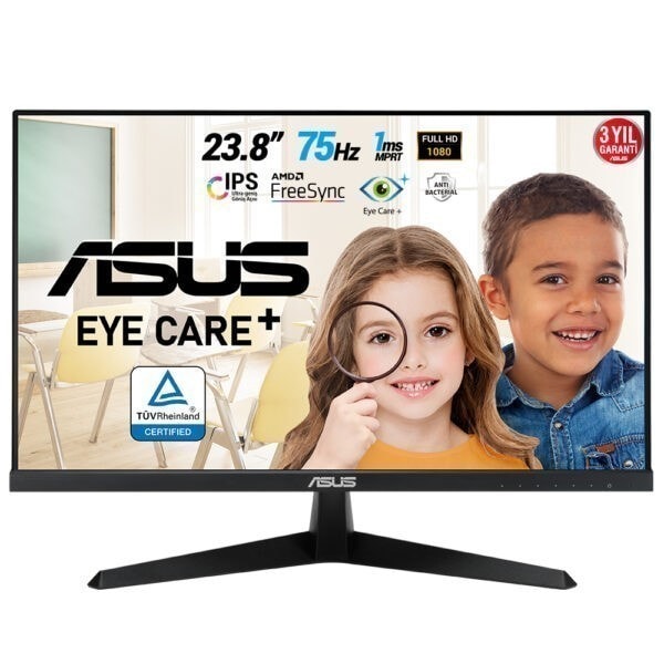 Asus 238inch Vy249he 1ms 75hz Fullhd Freesync Ips Hdmi Gaming Monitor