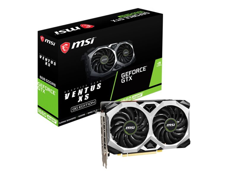 MSI GEFORCE GTX 1660 SUPER VENTUS XS GDDR6 384Bit NVIDIA Ekran