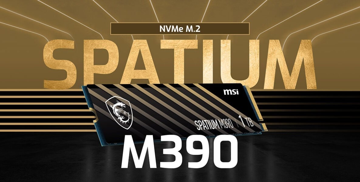 MSI SSD SPATIUM M390 NVME M.2 500GB (3300MB Okuma / 2300MB Yazma)