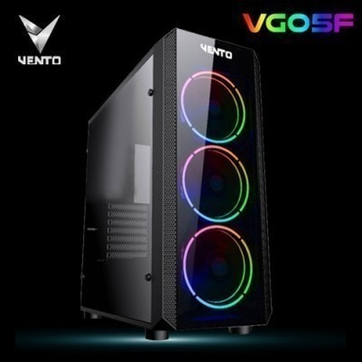 VENTO VG05F RGB ATX FSP Hydro 550W 80+Bronze Gaming Kasa