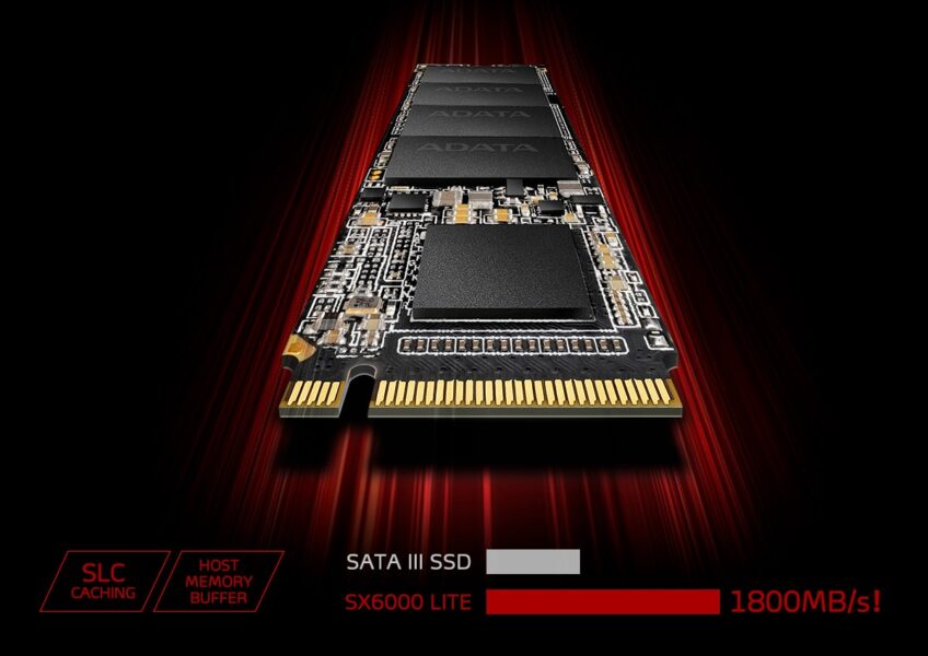 XPG SX6000 Lite 512 GB ASX6000LNP-512GT-C SSD 1800MB Okuma / 1200MB Yazma