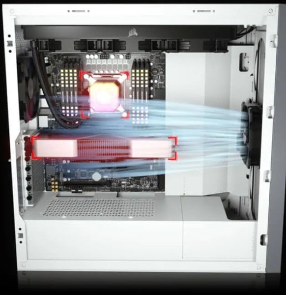 Corsair iCUE SP140 RGB Elite Beyaz 140 mm Fan – CORSAIR AiRGUiDE TEKNOLOJİSİ