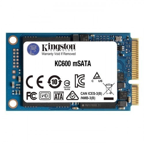 Kingston 1TB KC600 SKC600MS/1024G Msata SSD (550MB Okuma / 520MB Yazma)