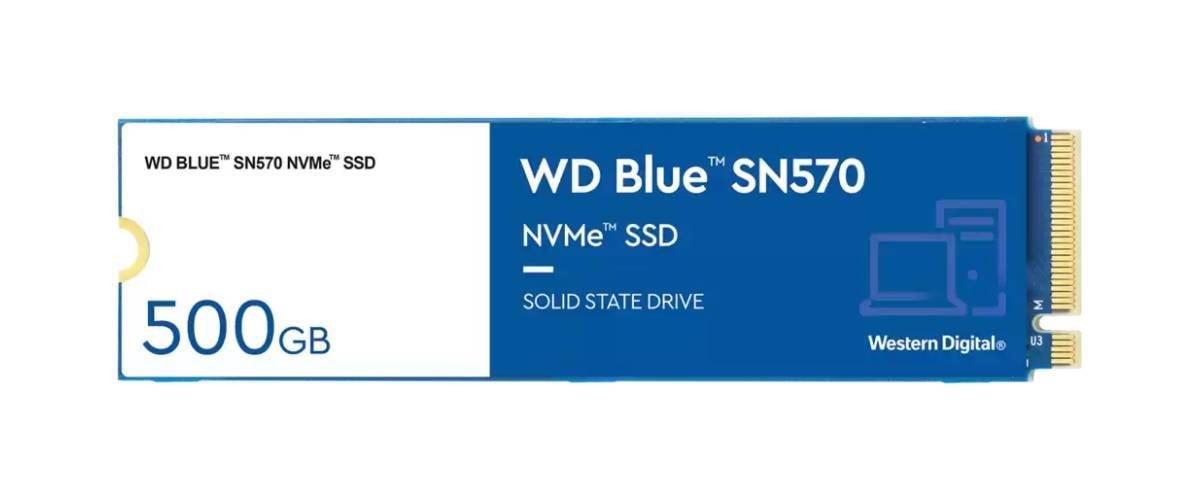 WD Blue SN570 500GB GEN3X4 M.2 SSD 3500MB Okuma / 2300MB Yazma