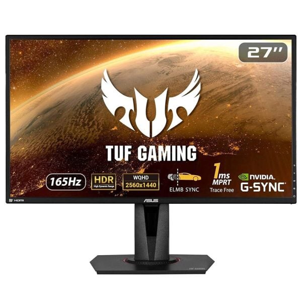 Asus Tuf Gaming Vg27aqz 27 Inc 165hz 1ms Wqhd Adaptive Sync Ips Gaming Monitor Y