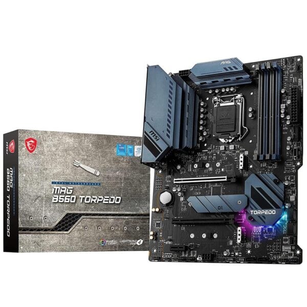 Msi Mag B560 Torpedo Intel B560 Soket 1200 Ddr4 5066mhz Oc M 2 Anakart