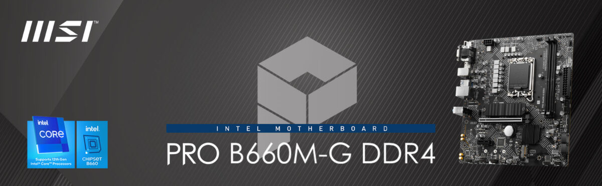 MSI PRO B660M-G DDR4 4600mhz(OC) M.2 1700p mATX Anakart