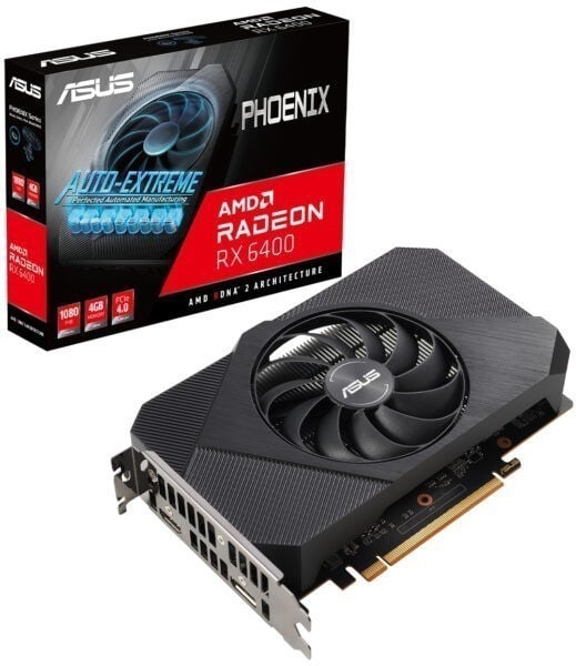 ASUS Phoenix Radeon™ RX 6400 Asus Radeon RX 6400 PH 4G Ekran Kartı a1