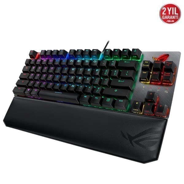 Asus Rog Strix Scope Tkl Deluxe Rog Nx Red Turkce Rgb Mekanik Gaming Klavye 3