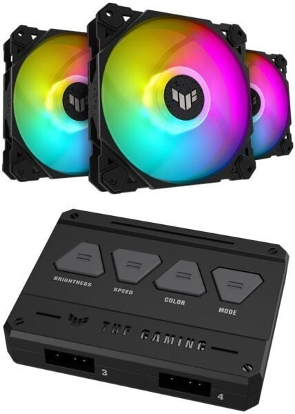 TUF Gaming TF120 ARGB Fanı - ARGB Kontrollü Üçlü Fan Kiti ASUS TUF Gaming TF120 ARGB Fanı - ARGB Kontrollü Üçlü Fan Kiti a1