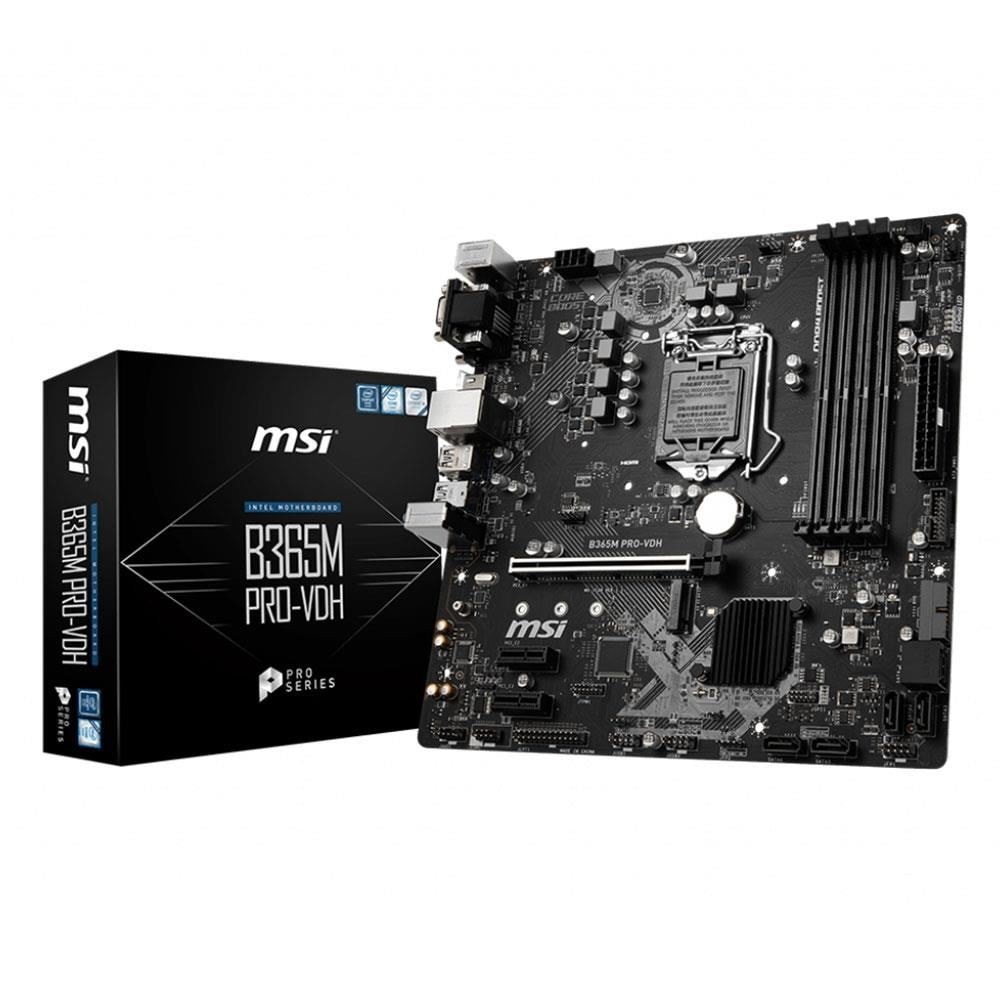 Msi B365m Pro Vdh Intel B365 Soket 1151 Ddr4 2666 M 2 Anakart 8