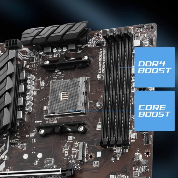 MSI PRO B550-P GEN3 4400(OC) DDR4 Soket AM4 HDMI VGA DVI-D M.2 USB 3.2 ATX Anakart