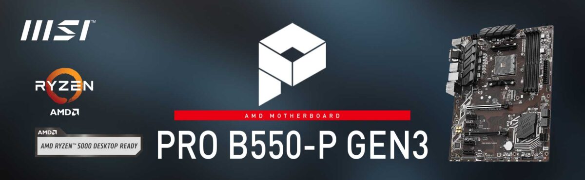 MSI PRO B550-P GEN3 4400(OC) DDR4 Soket AM4 HDMI VGA DVI-D M.2 USB 3.2 ATX Anakart