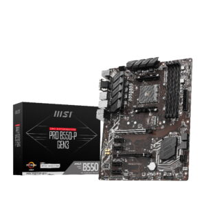 Msi Pro B550 P Gen3 4400oc Ddr4 Soket Am4 Hdmi Vga Dvi D M 2 Usb 3 2 Atx Anakart