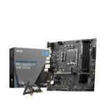 MSI PRO B660M-P WIFI DDR4 Intel B660 Soket 1700 DDR4 4600MHz (OC) M.2 Anakart