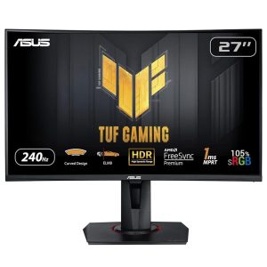 Asus Tuf Gaming Vg27vqm 27 Inc 240hz 1ms Full Hd Freesync Premium Curved Va Gaming Monitor Y