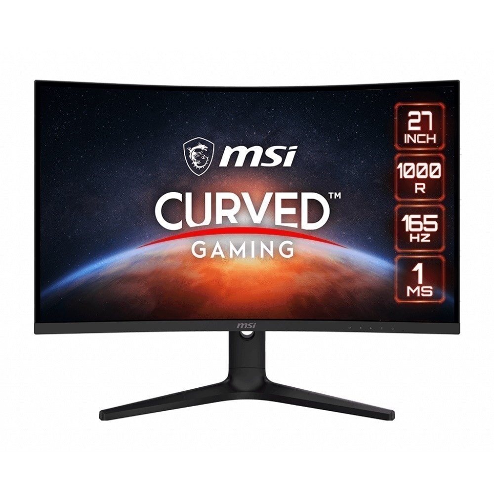 Msi 27 Optix G271c 165hz 1ms 2xhdmi Dp Iva Fhd Freesync Premium Curved Gaming Monitor 9