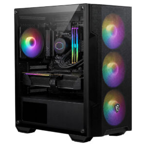 Msi Mag Forge M100a Akrilik Yan Panel Auto Rgb Fan Usb 3 2 Matx Gaming Kasa T2