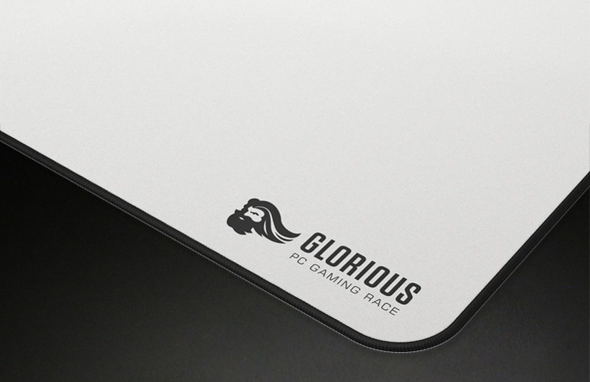 Glorious Large White 11x13" MousePad