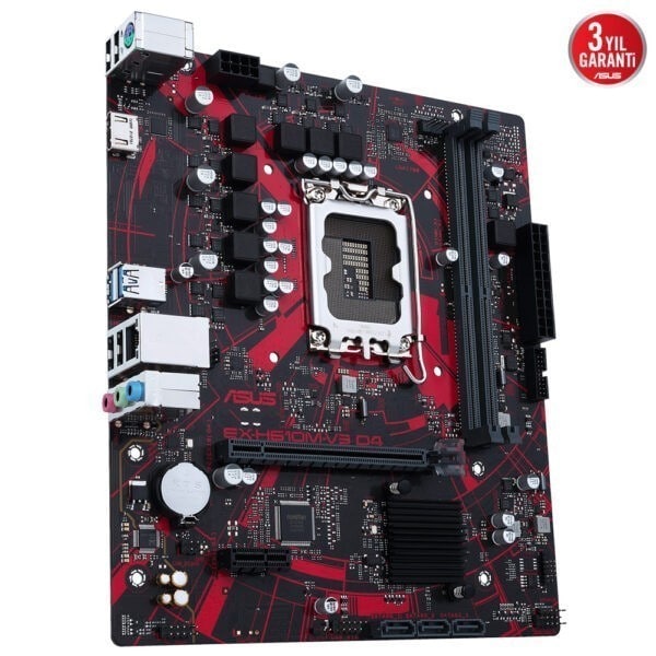 Asus Ex H610m V3 D4 Intel H610 Soket 1700 Ddr4 3200mhz Matx Anakart 2