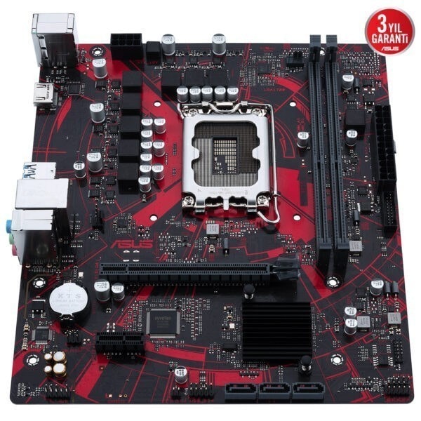 Asus Ex H610m V3 D4 Intel H610 Soket 1700 Ddr4 3200mhz Matx Anakart 3