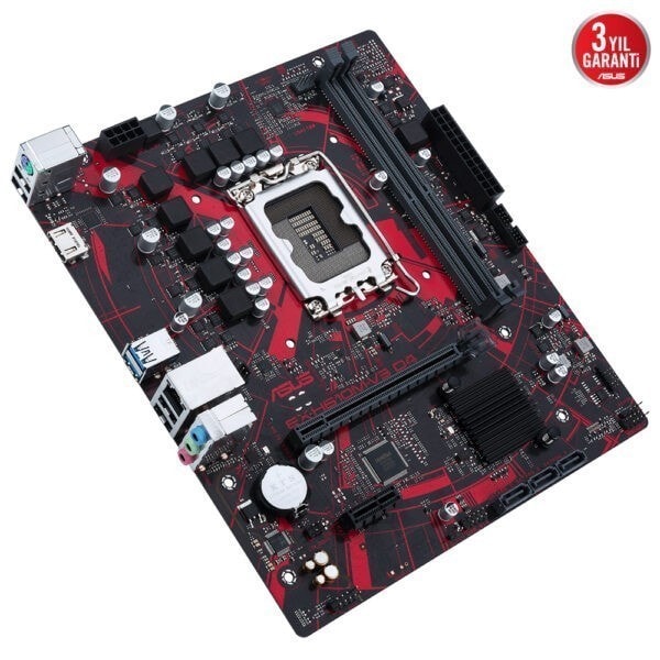 Asus Ex H610m V3 D4 Intel H610 Soket 1700 Ddr4 3200mhz Matx Anakart 4