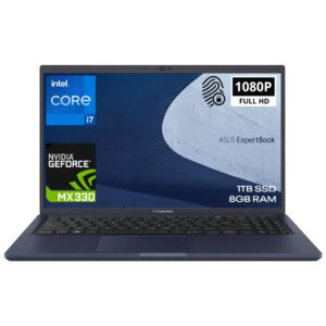 Asus Expertbook B1b1500cepe Bq0834a I7 1165g7 8gb 1tb Ssd Mx330 15 6 Fullhd Freedos Tasinabilir Bilgisayar