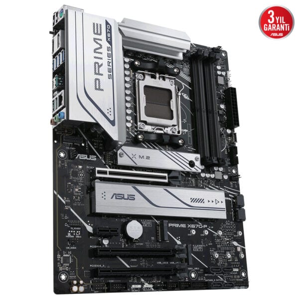 Asus Prime X670 P Soket Am5 6400mhzoc Ddr5 Dp Hdmi Aura Rgb Atx Anakart 2
