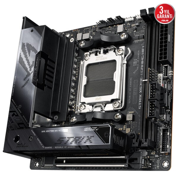 Asus Rog Strix X670e I Gaming Wifi Soket Am5 6400mhzoc Ddr5 Thunderbolt Hdmi Aura Rgb Mini Itx Anakart 1