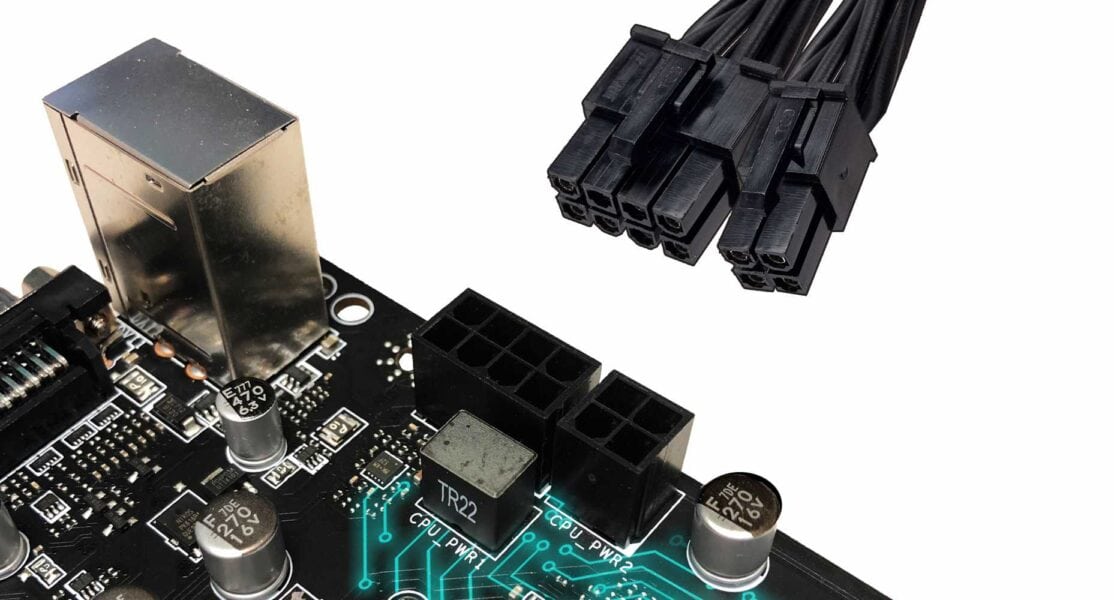 MSI MPG Z490 GAMING EDGE WIFI 8+4 POWER CONNECTORS
