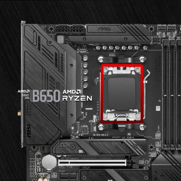 MSI MAG B650M MORTAR WIFI AM5 DDR5 6400MHZ(OC) HDMI DP M.2 mATX Anakart