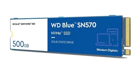 WD SN570 1TB Blue GEN3X4 M.2 SSD 3500MB Okuma / 3000MB Yazma