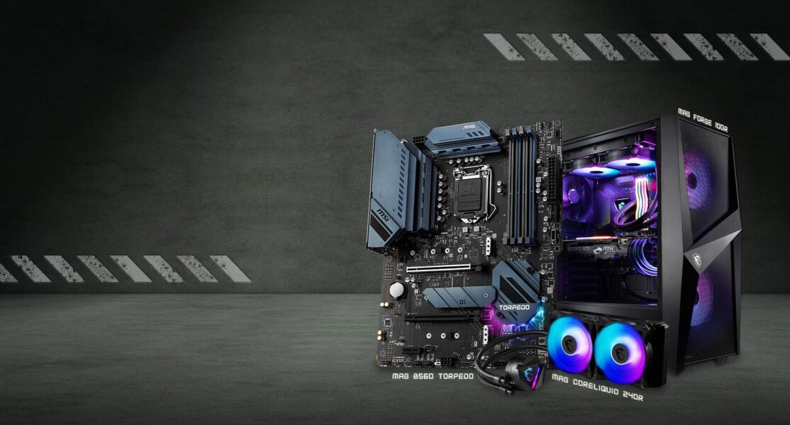 MSI MAG B560 TORPEDO & MAG FORGE 100R & MAG CORELIQUID 240R