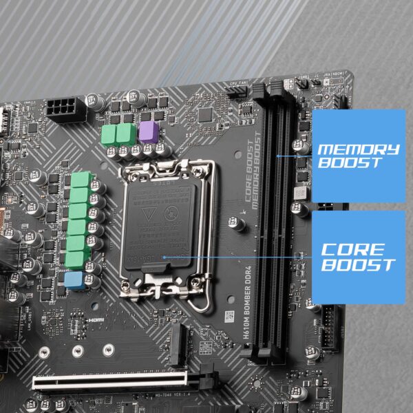msi H610M BOMBER DDR4
