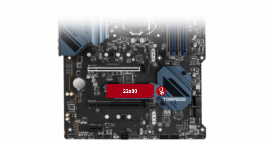 MSI MAG B560 TORPEDO M.2 SHIELD FROZR