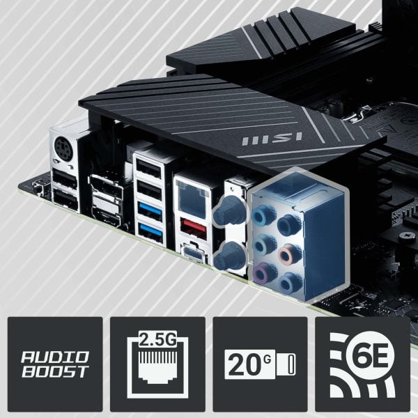 MSI PRO Z790-P WIFI DDR4 Soket 1700 5333MHZ(OC) M.2 DP HDMI ATX Anakart