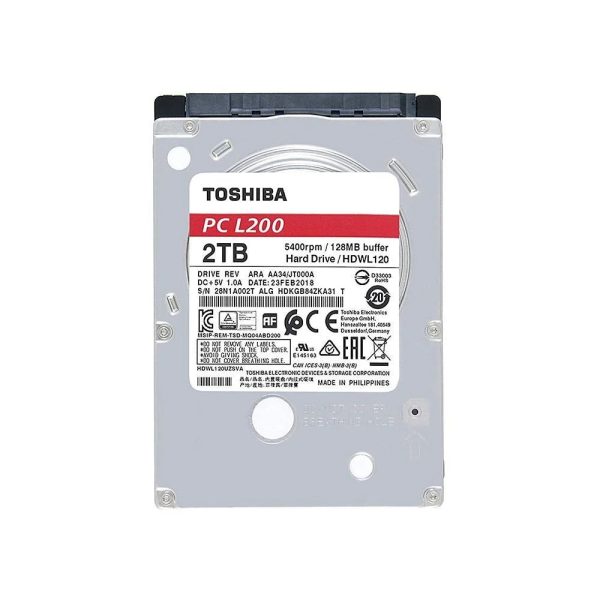 Toshiba Hdwl120uzsva 2tb 128mb 5400rpm 2 5 Sata Sata 3 0 Harddisk 1