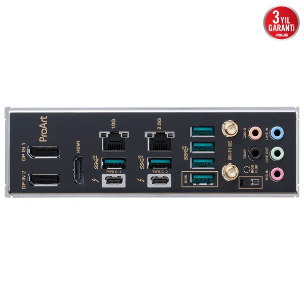 Asus Proart Z790 Creator Wifi 7200mhzoc Ddr5 Soket 1700 M 2 Hdmi Dp Atx Anakart Y6