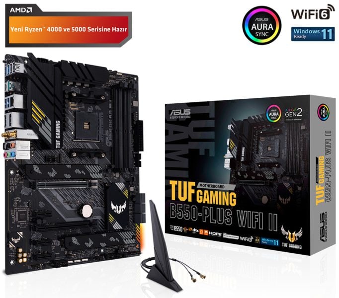 TUF GAMING B550-PLUS WIFI II Asus Tuf Gaming B550-Plus WiFi II Anakart a1