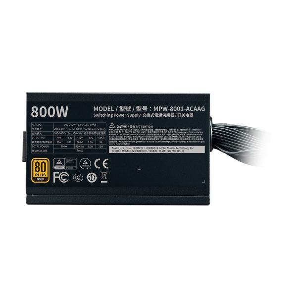 Cooler Master G800 800w 80 Gold 120mm Psu Mpw 8001 Acaag Nl 4