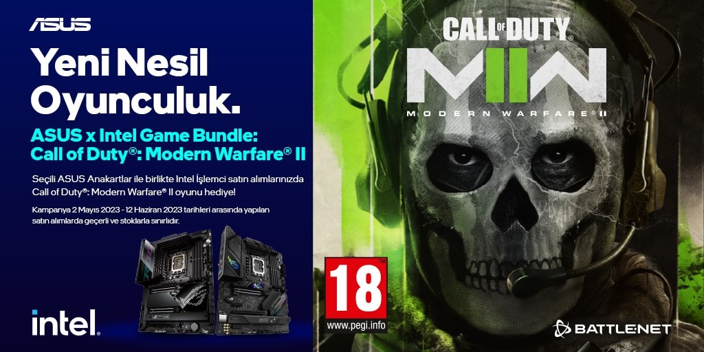 Intel X Asus Central Promotion Call Of Duty Game Bundle 1024x512