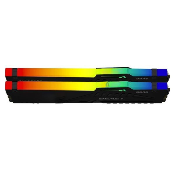 Kingston Beast Rgb 32gb 2x16 5200 Mhz Cl40 Ddr5 Ram Kf552c40bbak2 32 4