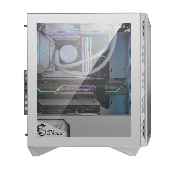 Msi Mpg Gungnir 110r Argb Tempered Glass Usb 3 2 Beyaz Mid Tower Kasa 4