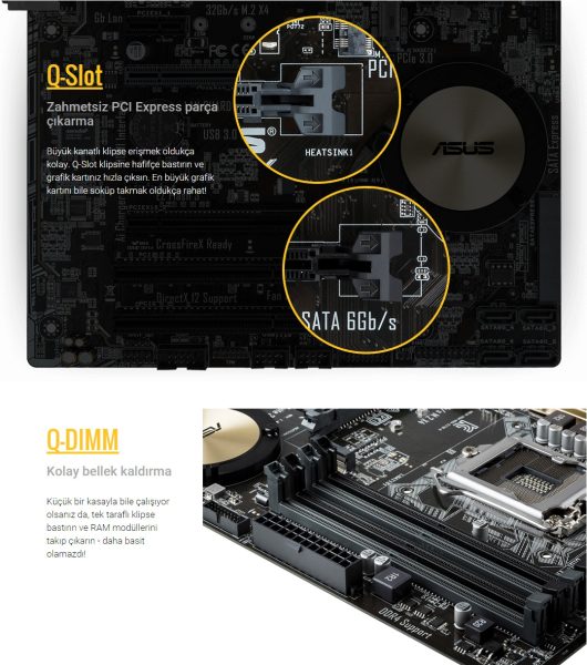 ASUS PRIME A320M-E Anakart a17