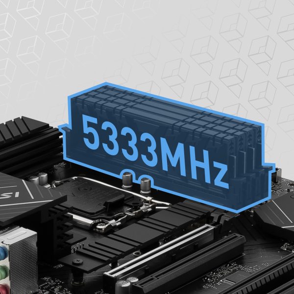 MSI PRO B760-P WIFI 5333MHz(OC) DDR4 Soket 1700 M.2 HDMI DP ATX Anakart